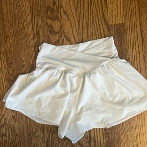 OFFLINE By Aerie Real Me Crossover Flowy Short. In white